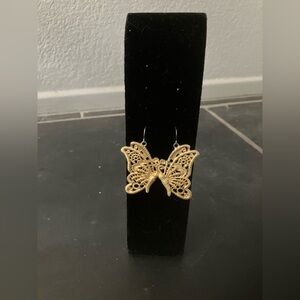 Faux Gold Butterfly 🦋 Pierced Earrings